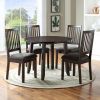 Yorktown - 5 Piece Dining Set - Dark Brown