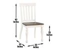 Joanna - 7 Piece Dining Set - Two Tone