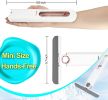 Portable Mini Mop, Self-Squeeze Sponge Mops, Lazy Hand Free Household Mini Desktop Car Glass Cleaning Mop 2 Cotton Heads & 1 Squeeze Handle